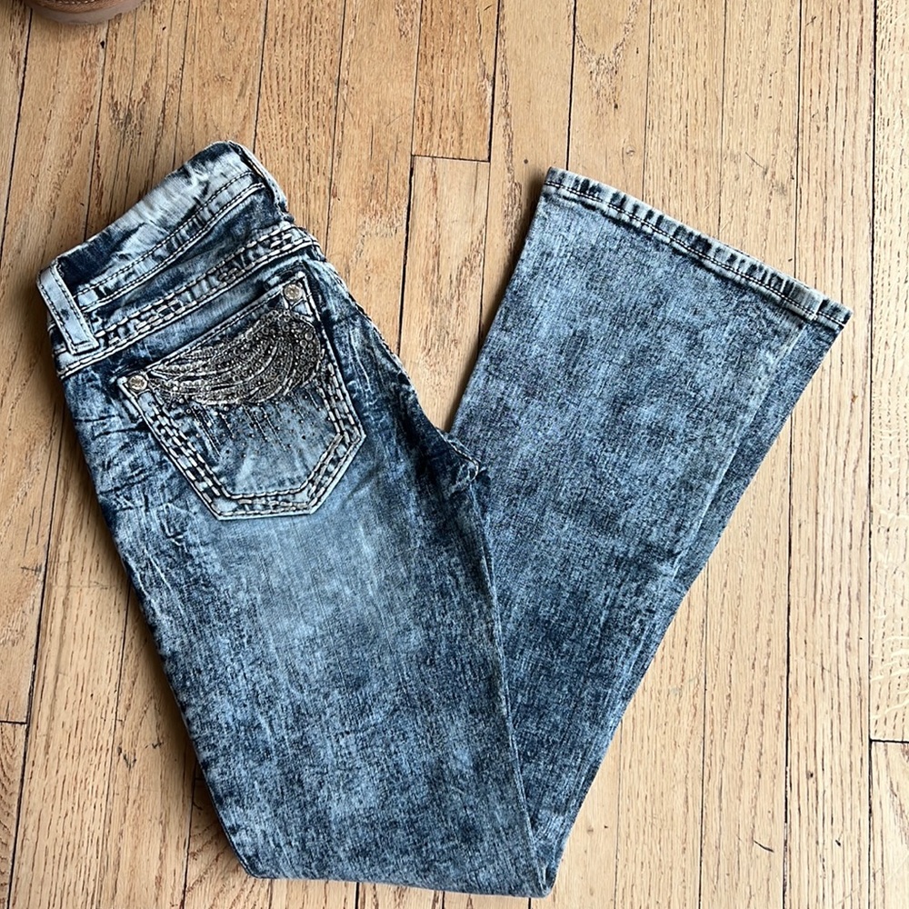 Miss Me Blue Boot Cut Jeans